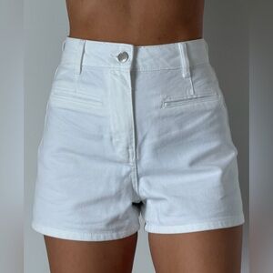 Zara denim high-waisted shorts